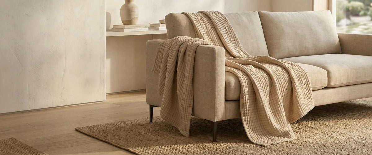 Cozy All Day with The Muslin Blanket